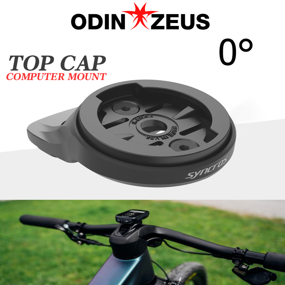 Mountain Biking Xc - 0 ° トップキャップコンピューターマウント、Fraser iC XCまたはXCステム、IC DCまたはDCステムに適合、コンピューターステムキャップマウント、Garmin