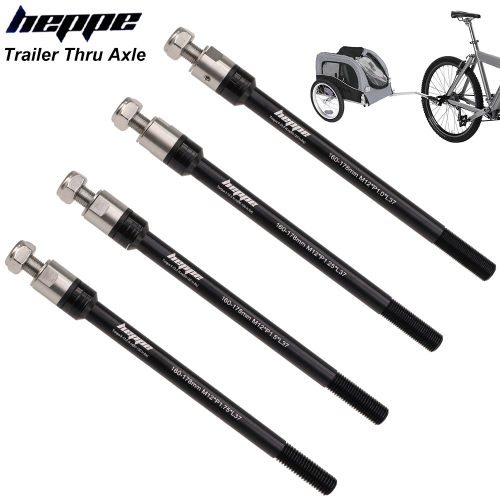Mountain Biking Kids - HEPPE 自転車トレーラースルーアクスルカーゴトレーラーキッドトレーラースルーアクスル 160-178 ミリメートル自転車トレーラーヒッチアクスル M12 P1.0/1.25/1.5/1.75