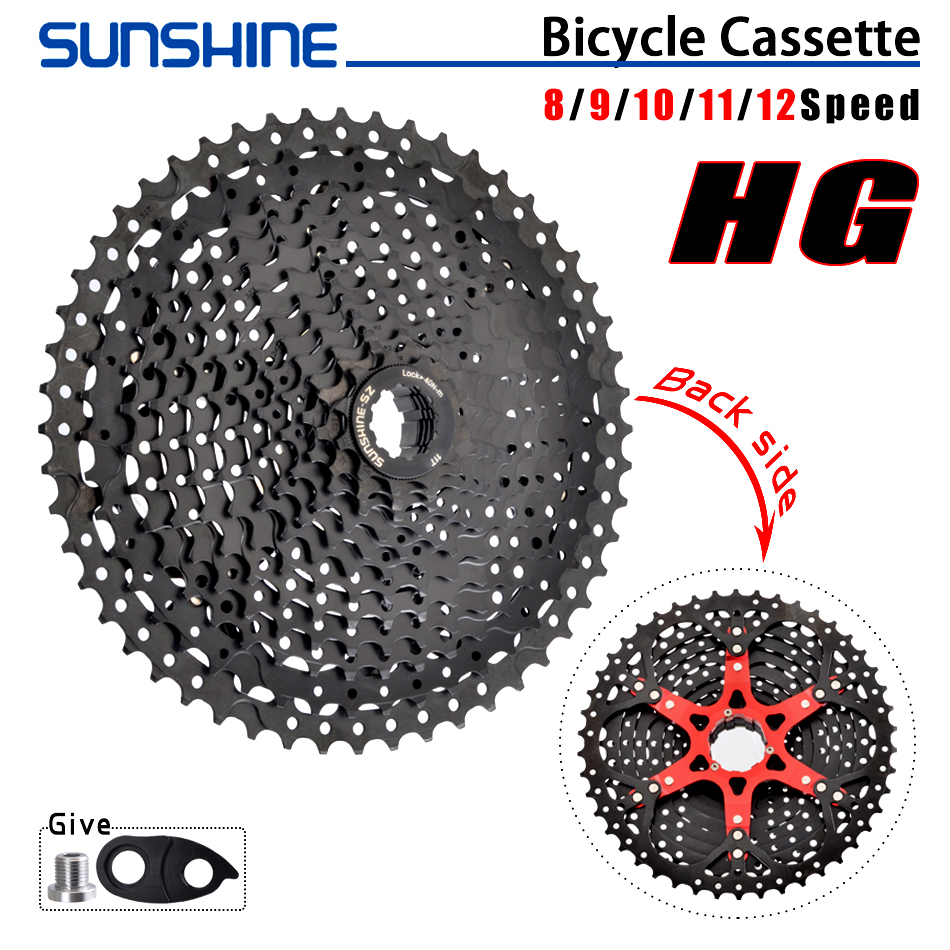 Cassette 11 Speed - サンシャイン MTB カセット 8/9/10/11/12 スピード 40/42/46/50/52T