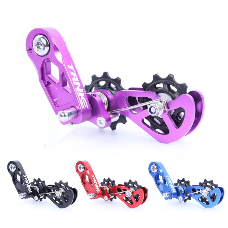 Mountain Biking Xc - MTBダートジャンプシングルスピードマウンテンバイクチェーンテンショナーXC DJ AM DHチェーンガイド自転車アクセサリーCNC機械加工プーリー
