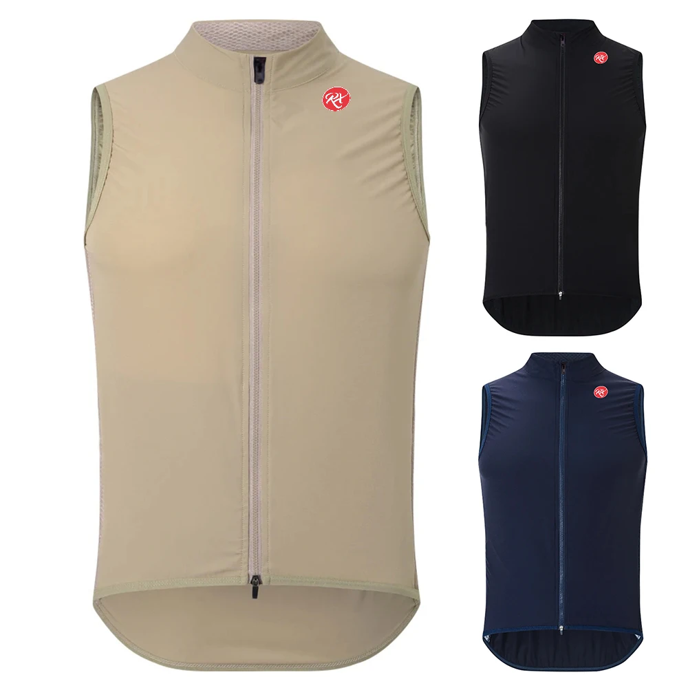Mountain Biking Vest - Rx バックノースリーブメッシュ Ciclismo バイク自転車アンダーシャツジャージ極薄防風サイクリング服ジレオートバイベスト