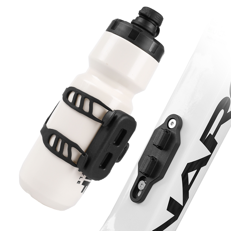Mountain Biking Water Bottle - 磁気式自転車用ウォーターボトルホルダー クイックリリースストラップタイプ マウンテンロード小型折りたたみ布製自転車用ウォーターカップストラップ