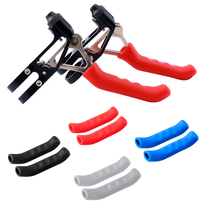 Mountain Biking Gloves - マウンテンロード自転車ブレーキハンドルグローブシリコン折りたたみ自転車ブレーキ保護カバー - ロードバイクとマウンテンバイク用の耐久性のあるグリップ