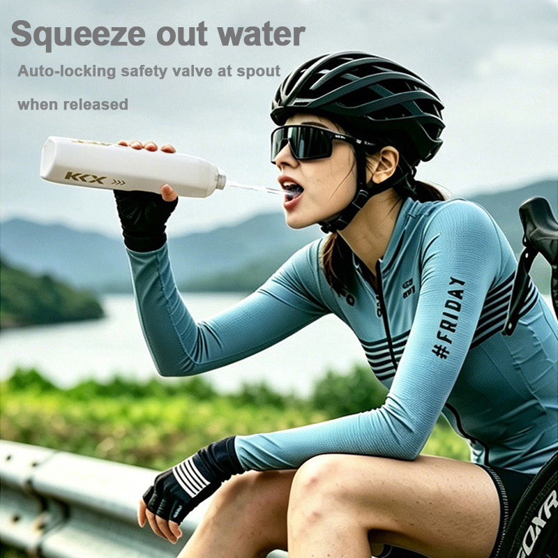 610ML大容量エアロダイナミックウォーターボトル、スクイー - Mountain Biking Water Bottle のレビューと価格