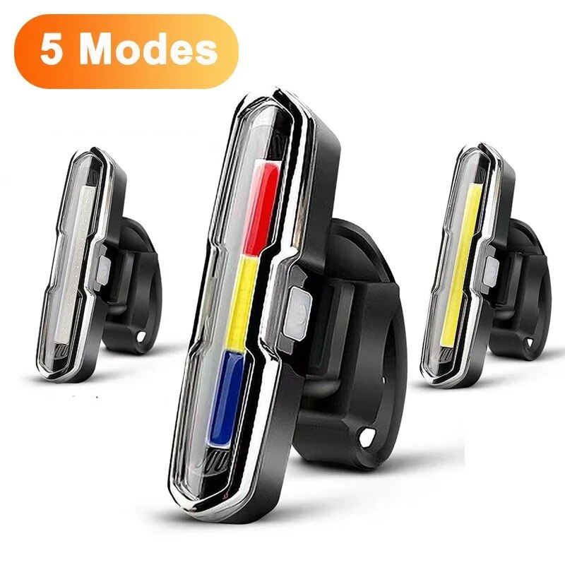 自転車リアライト防水 LED USB 充電式テールライトサイ - Mountain Biking Blue Mountains のレビューと価格