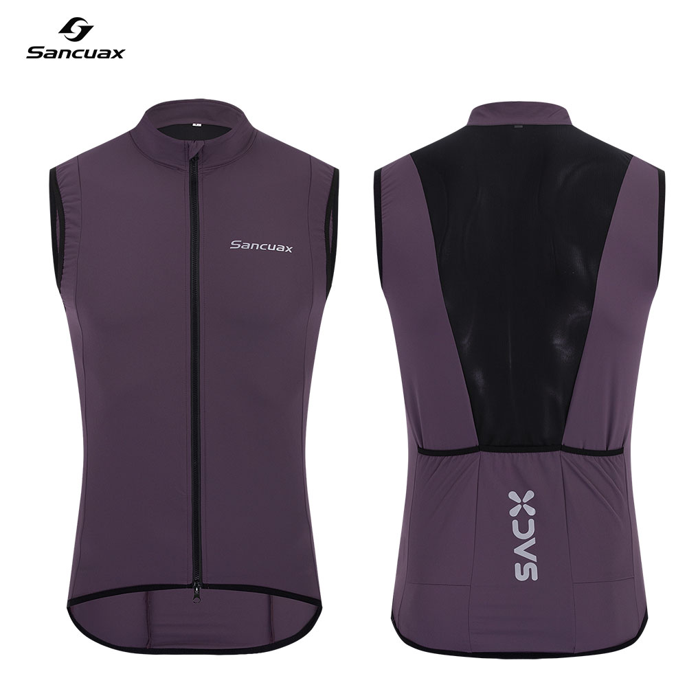 SANCUAX 夏サイクリングノースリーブジャージ防風ロード - Mountain Biking Vest のレビューと価格
