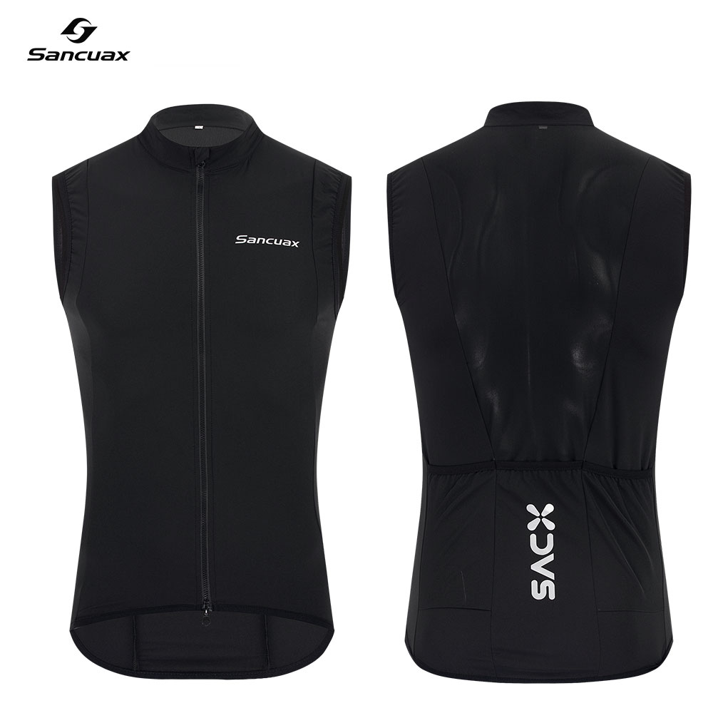 SANCUAX 夏サイクリングノースリーブジャージ防風ロード - Mountain Biking Vest のレビューと価格