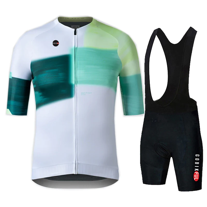 Gobik 夏メンズ半袖サイクリングショーツサスペンダーセッ - Mountain Biking Shorts のレビューと価格
