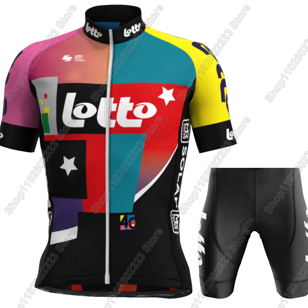 ロトチーム2025サイクリングジャージセット サマーベルギー - Mountain Biking Shorts のレビューと価格