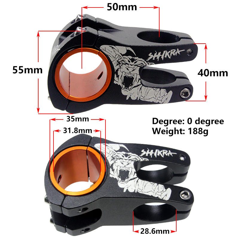Shikra-マウンテンバイクステム,ハンドルバーリフト50 - Mountain Biking Xc のレビューと価格