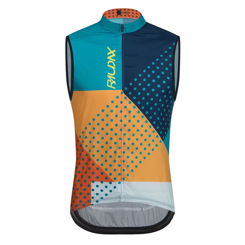 黒のノースリーブメッシュサイクリングジャージ、防風性と通気性 - Mountain Biking Vest のレビューと価格
