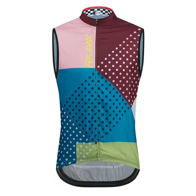 黒のノースリーブメッシュサイクリングジャージ、防風性と通気性 - Mountain Biking Vest のレビューと価格