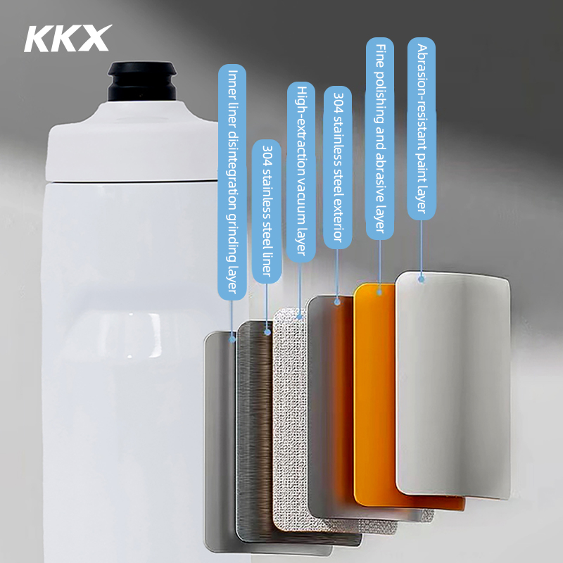 KKX 6 層暖かい断熱サイクリングウォーターボトル 550 - Mountain Biking Water Bottle のレビューと価格