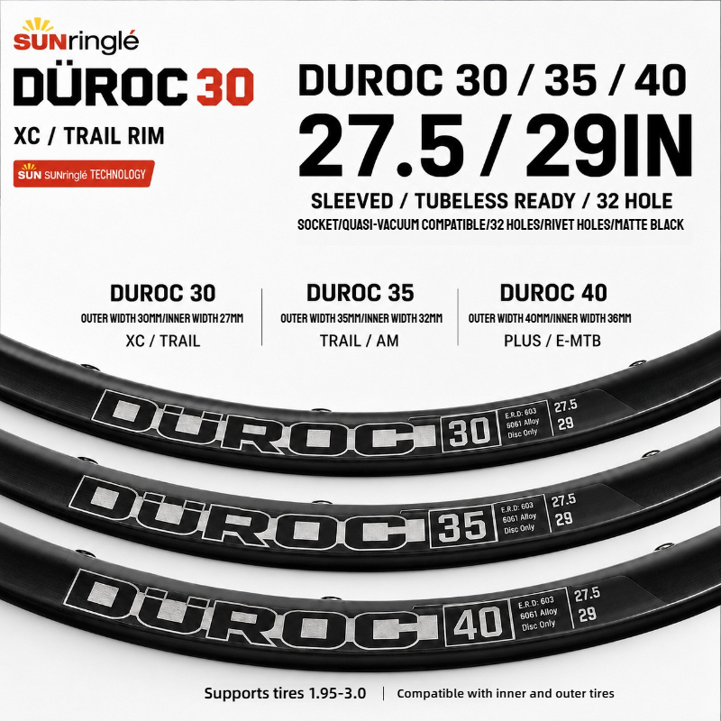 サンリングル DUROC 30 35 40 MTBリム 27 - Mountain Biking Xc のレビューと価格