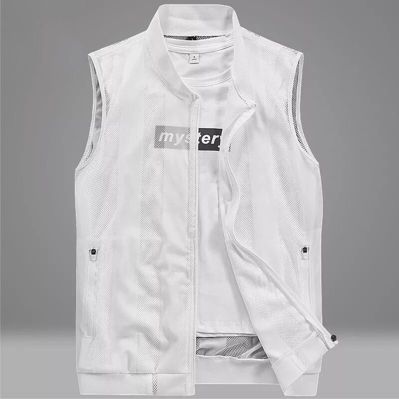 夏メッシュ速乾ベスト男性通気性マルチポケット登山釣りベスト作 - Mountain Biking Vest のレビューと価格