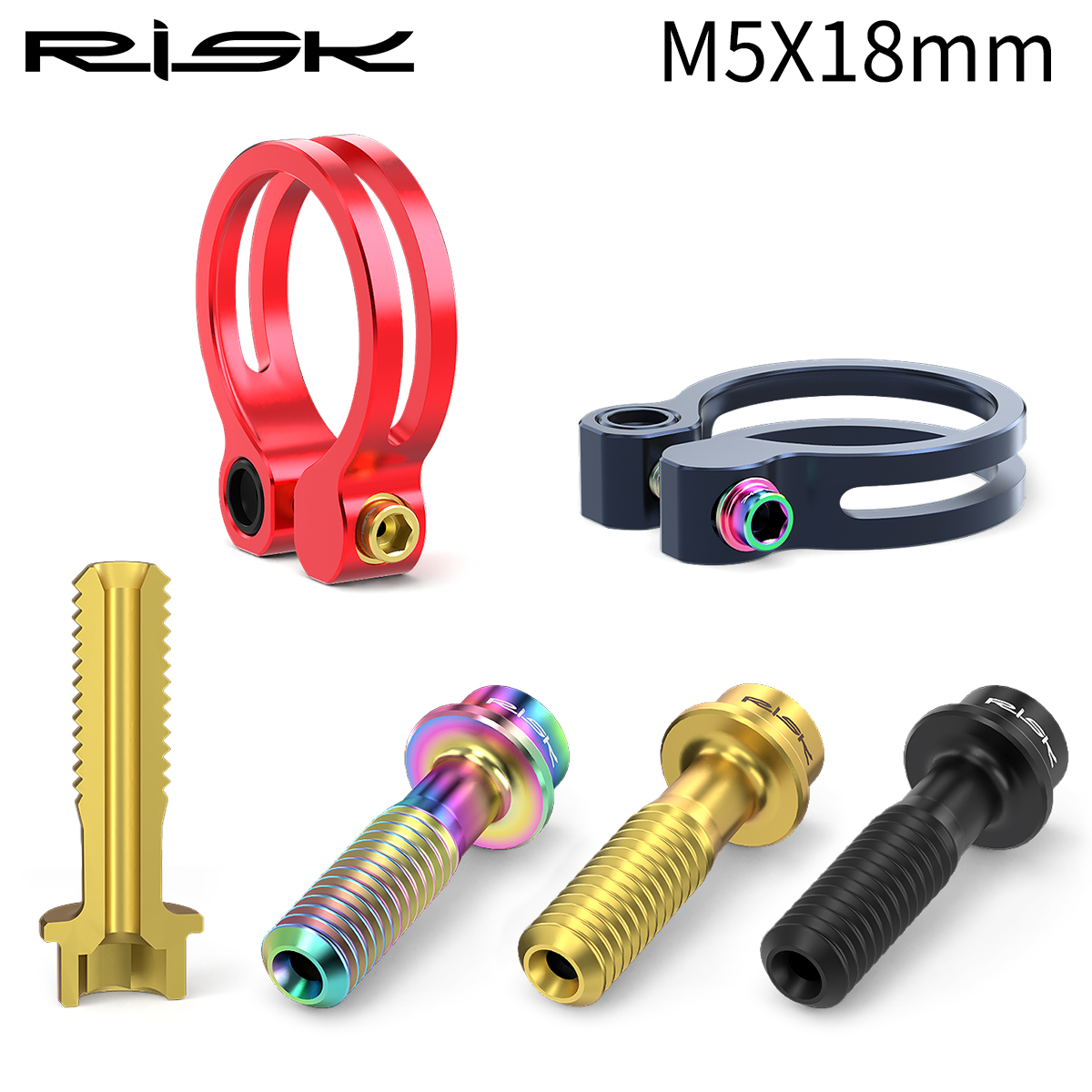 リスクM5x18mmシートネジマウンテンバイクチタン合金ブレ - Mountain Biking Youtube のレビューと価格