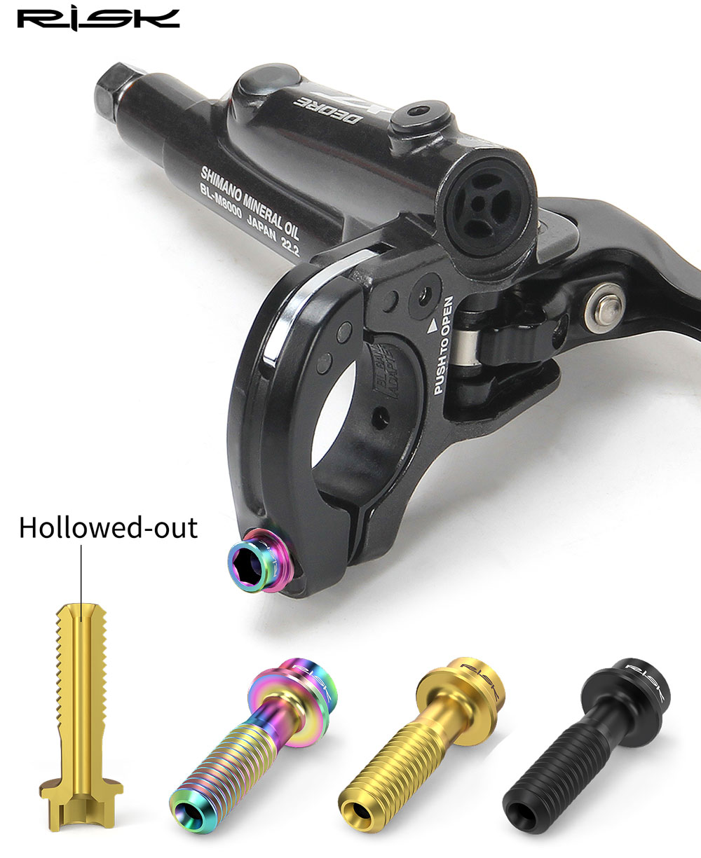 リスクM5x18mmシートネジマウンテンバイクチタン合金ブレ - Mountain Biking Youtube のレビューと価格