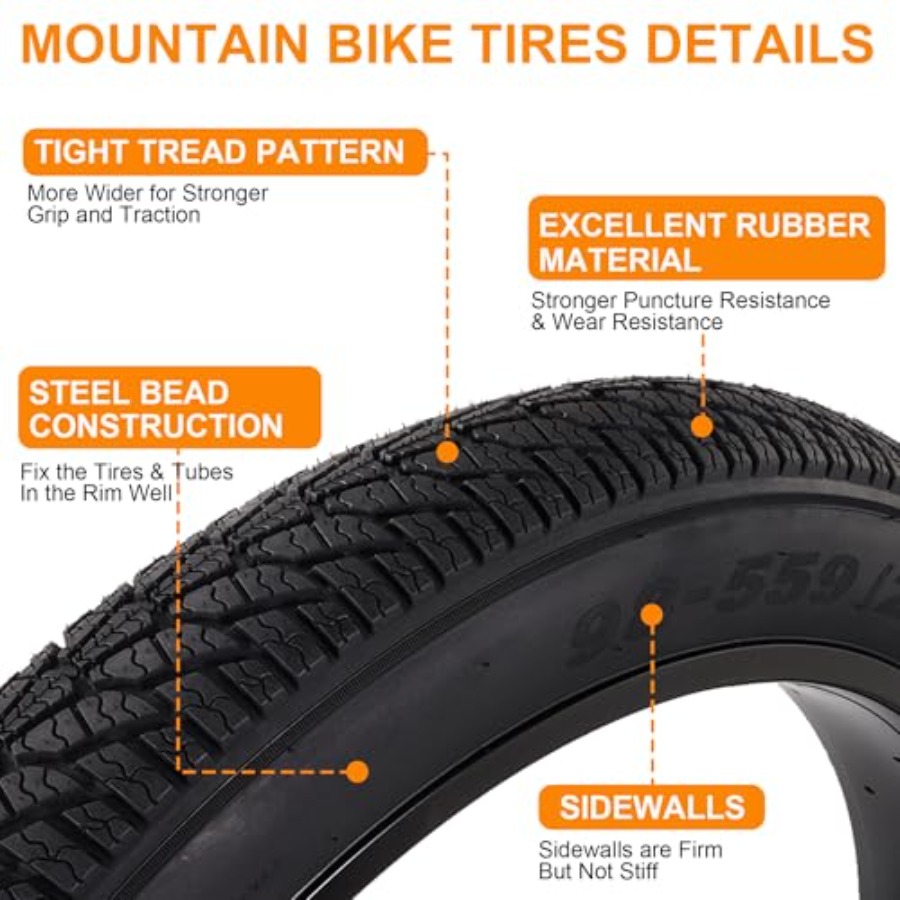 2パック 26x4.0 ファットバイクタイヤ、26インチ マ - Mountain Biking Youtube のレビューと価格