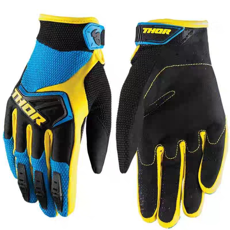 ゲルパッド入りモトクロスグローブ ダウンヒル マウンテンバイ - Mountain Biking Gloves のレビューと価格