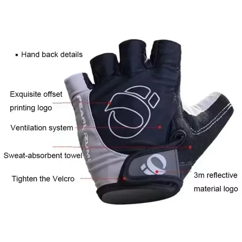 屋外サイクリング衝撃吸収ハーフフィンガーグローブユニセックス - Mountain Biking Gloves のレビューと価格