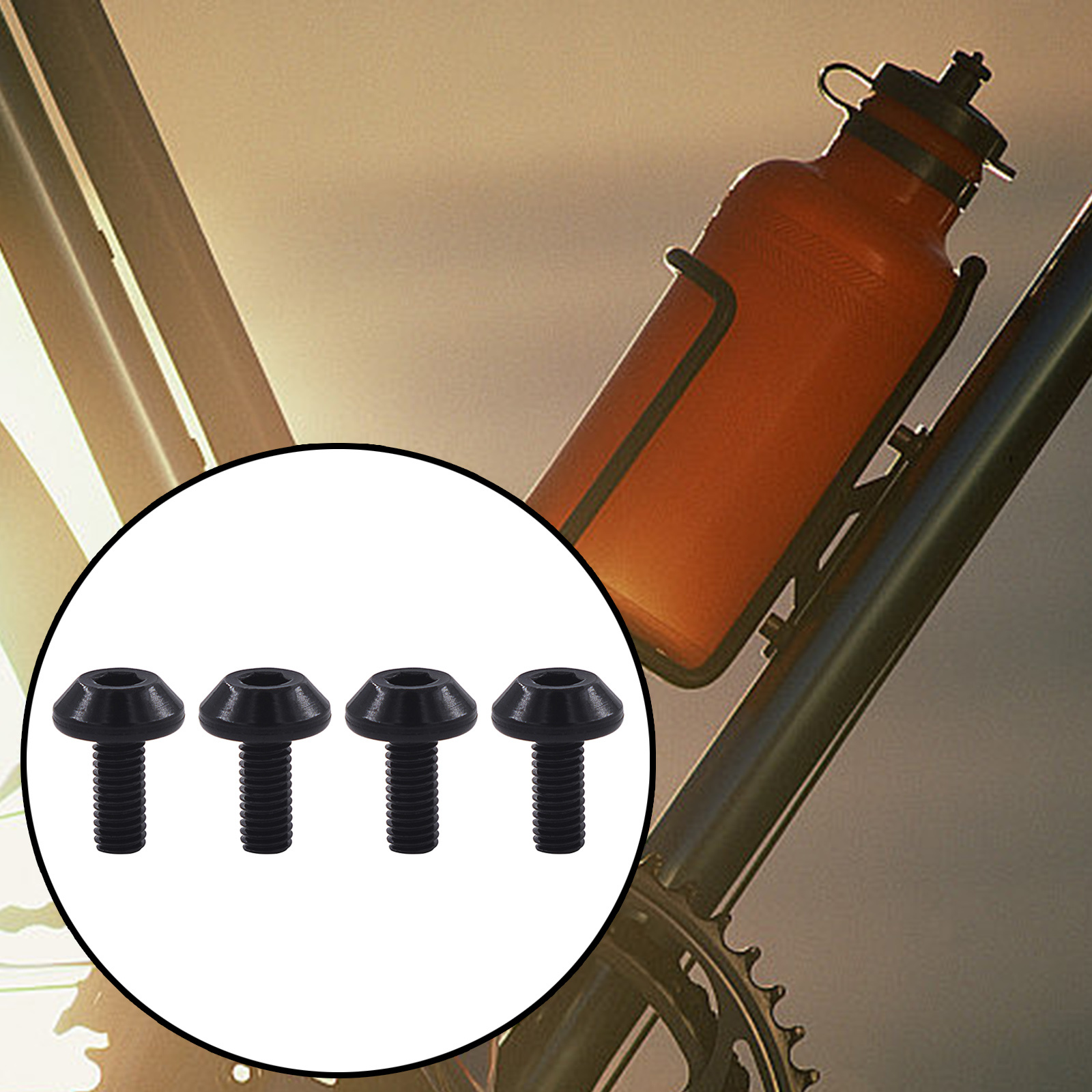 4 個自転車ウォーターボトルケージボルトサイクリングアクセサ - Mountain Biking Water Bottle のレビューと価格