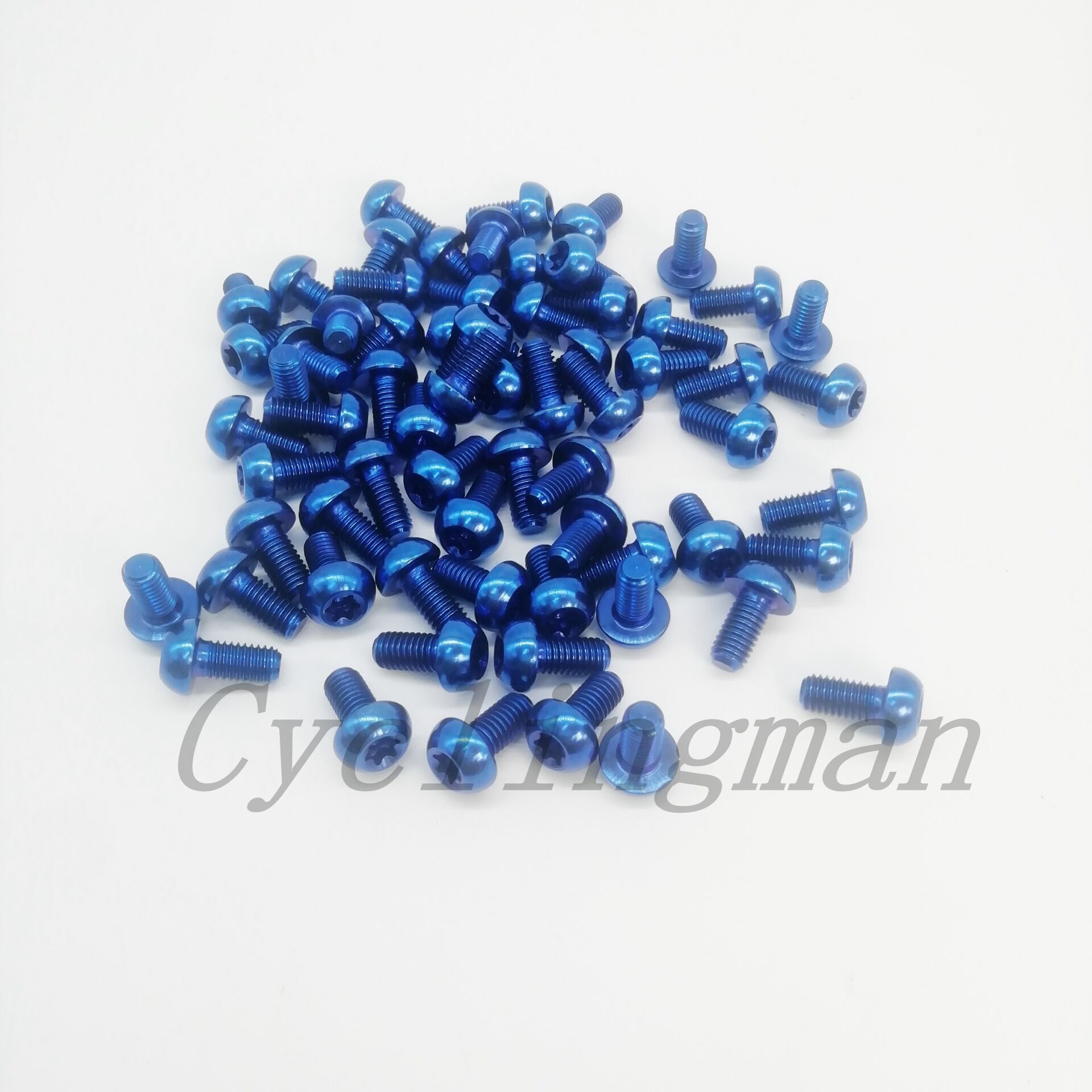 インフォーマルボルトm5x10mm,48本,レインボーブルー - Mountain Biking Blue Mountains のレビューと価格